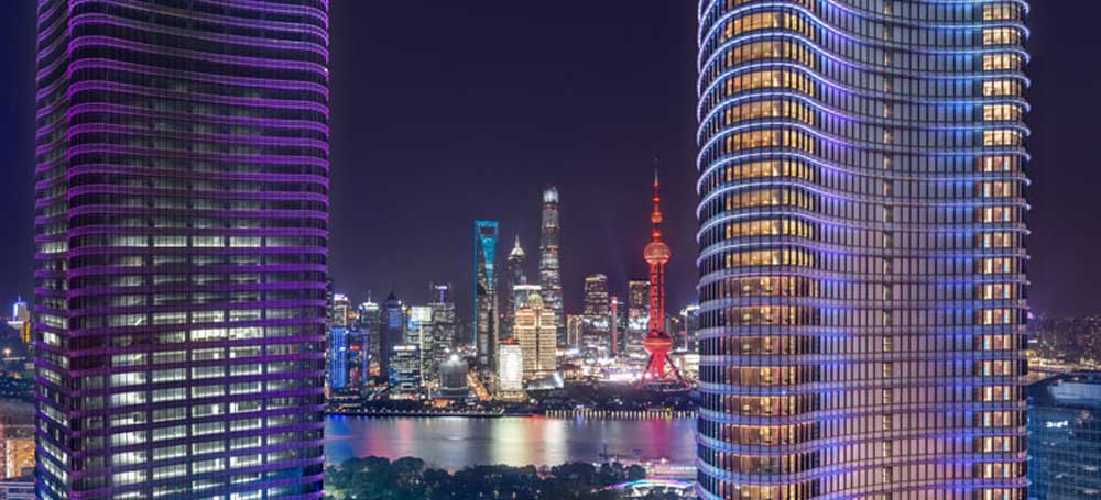 W Shanghai-The Bund 上海外滩W酒店游泳池外景